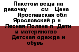 Пакетом вещи на девочку 62-74 см › Цена ­ 900 - Ярославская обл., Ярославский р-н, Лесная Поляна п. Дети и материнство » Детская одежда и обувь   